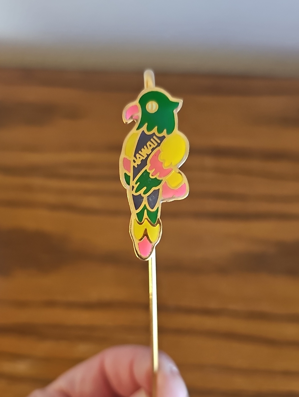 1995 Aloha Co.Hawaii Parrot Bookmark